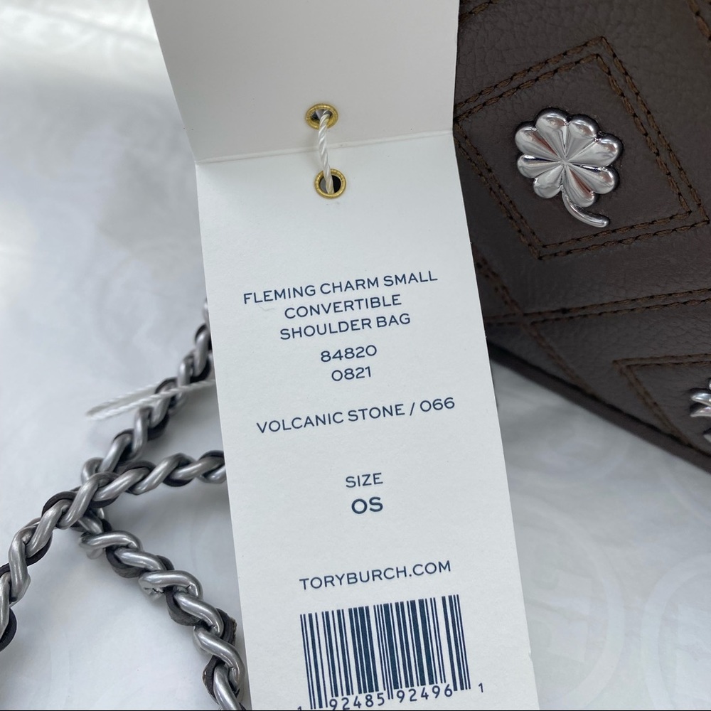 🆕💎💎Tory Burch Fleming charm small convertible shoulder bag/crossbody bag - Picture 11 of 12
